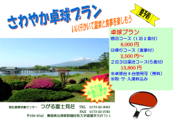 卓球プラン - つがる富士見荘