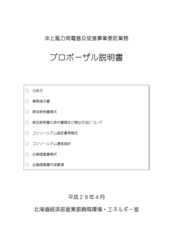 プロポーザル説明書