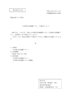 （文化振興プランの策定） (PDF documentファイル サイズ： 103Kb)