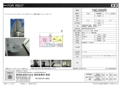 プレミアムタワー静岡 805号室 静岡市駿河区南町[マンション(居住用) 8