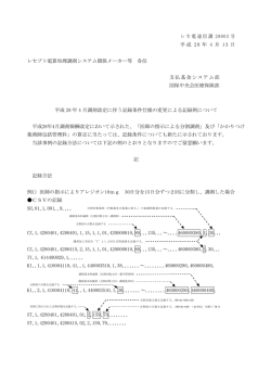 レセ電通信調 28003 号 平成 28 年 4 月 13 日 レセプト電算処理調剤