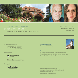 Information - Landeskirchenstiftung
