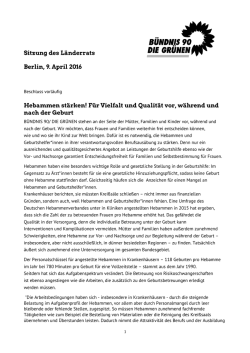 hat der L&auml;nderrat in einem weiteren Beschluss gefordert, den