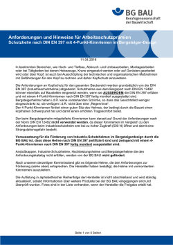 Schutzhelm Anforderungen und Hinweise