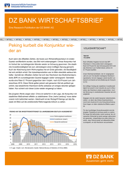 DZ BANK WIRTSCHAFTSBRIEF