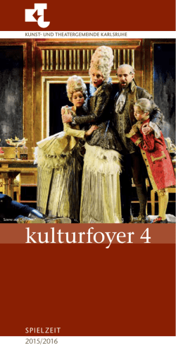kulturfoyer 4 - Kunst- und Theatergemeinde Karlsruhe