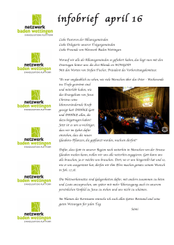 Infobrief april 16 - Netzwerk Baden Wettingen