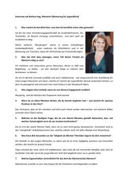 Interview mit Bettina Hug