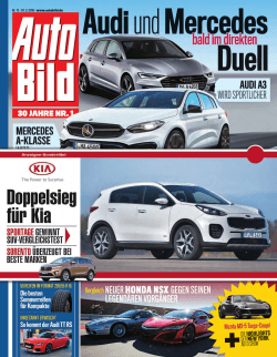 Testbericht AutoBild 12/2016 - "Sportage gewinnt SUV