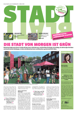 die stadt von morgen ist gr&uuml;n