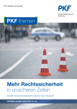 Aktuelle Ausgabe - PKF Fasselt Schlage