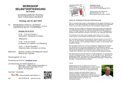 workshop selbstverteidigung - Sen-Do
