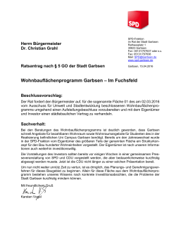 Im Fuchsfeld - SPD-Ortsverein Garbsen
