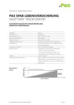 Gemischte Versicherung (TerzaComfort)