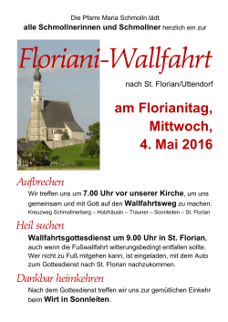 Floriani-Wallfahrt 4.5.2016