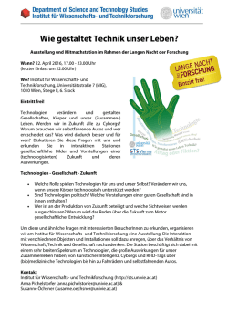 Institut f&uuml;r Wissenschaftsforschung