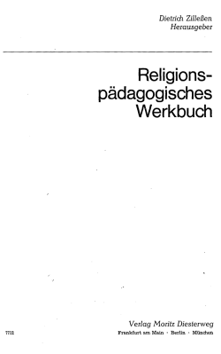 Religions- pädagogisches Werkbuch
