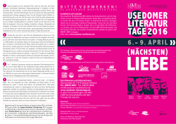 ULT-Vorflyer-2016.indd - Usedomer Literaturtage