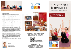 Info-Flyer als PDF - Pilates Pur -