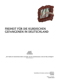 Dossier zu politischen Gefangenen im PDF-Format
