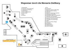 Wegweiser durch die Menseria Gießberg