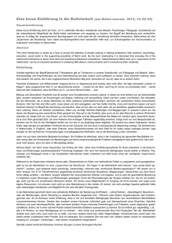 Eine kurze Einf&uuml;hrung in die Balintarbeit