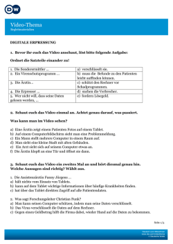 Digitale Erpressung &ndash; Aufgaben