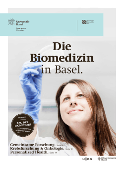 Tag der Biomedizin Zeitungsbeilage