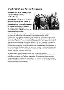 Gru&szlig;botschaft der Berliner Compagnie