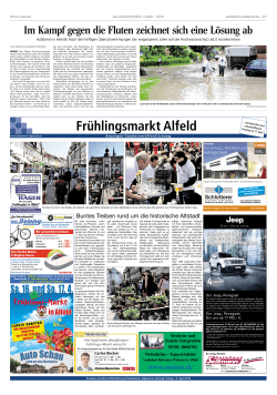 Frühlingsmarkt Alfeld - Hildesheimer Allgemeine Zeitung