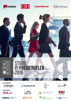 IT-Freiberufler- Studie 2016