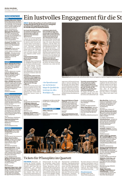 Ein lustvolles Engagement f&uuml;r die Stars von mor