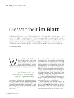 Die Wahrheit im Blatt - Max-Planck