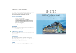 Herzlich willkommen!