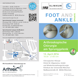 Programm - Klinikum der Universit&auml;t M&uuml;nchen