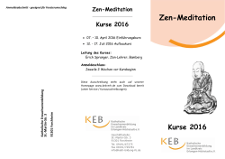 Zen-Meditation
