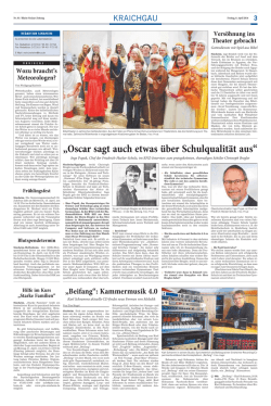 ein Interview mit dem Schulleiter der Friedrich Hecker Schule