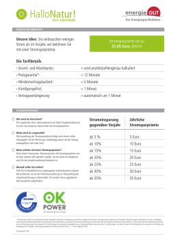 HalloNatur! - energieGUT