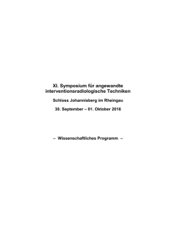 SAINT 2016 Programm