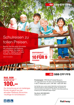 Gutschein f&uuml;r die 1. Schulreise