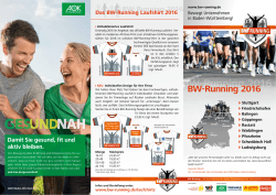 BW-Running 2016 - Balingen aktiv e.V.
