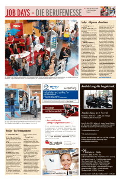 Jobdays &ndash; Das Vortragsprogramm
