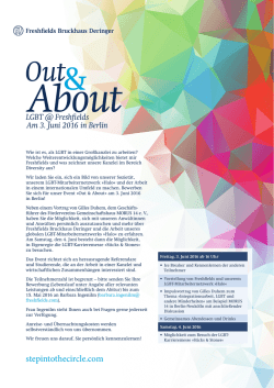 LGBT@Freshfields - Freshfields Bruckhaus Deringer