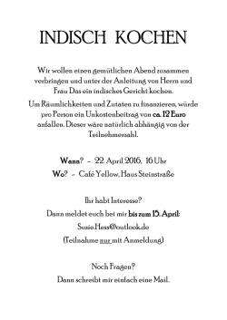 INDISCH KOCHEN