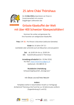 Gr&ouml;sstes K&auml;se-Buffet der Welt