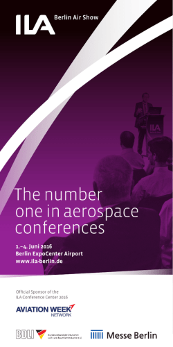 ILA 2016 &ndash; Konferenzflyer Deutsch &ndash; Web-PDF