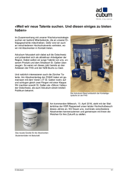 Hochschulmarketing bei Adcubum