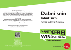 Dabei sein - Patienten