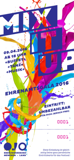 ehrenamtsgala 2016 - Kreisjugendring M&uuml;nchen Land