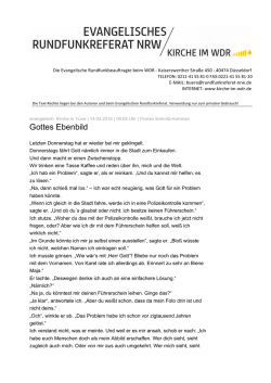 Gottes Ebenbild - Kirche im WDR